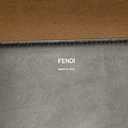 Fendi Vitello King Plexiglass Large Fendi Sunshine Shopper Tote Black 6 of 8