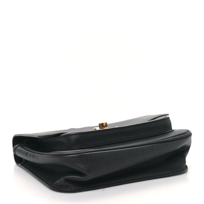 Louis Vuitton Grained Calfskin Lockme Chain Bag PM Black 4 of 8