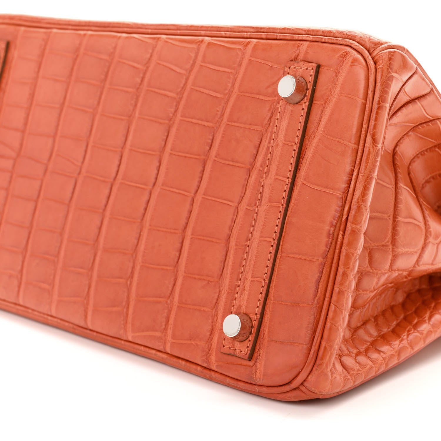 Hermes Matte Alligator Birkin 30 Pain d'Epices 10 of 12