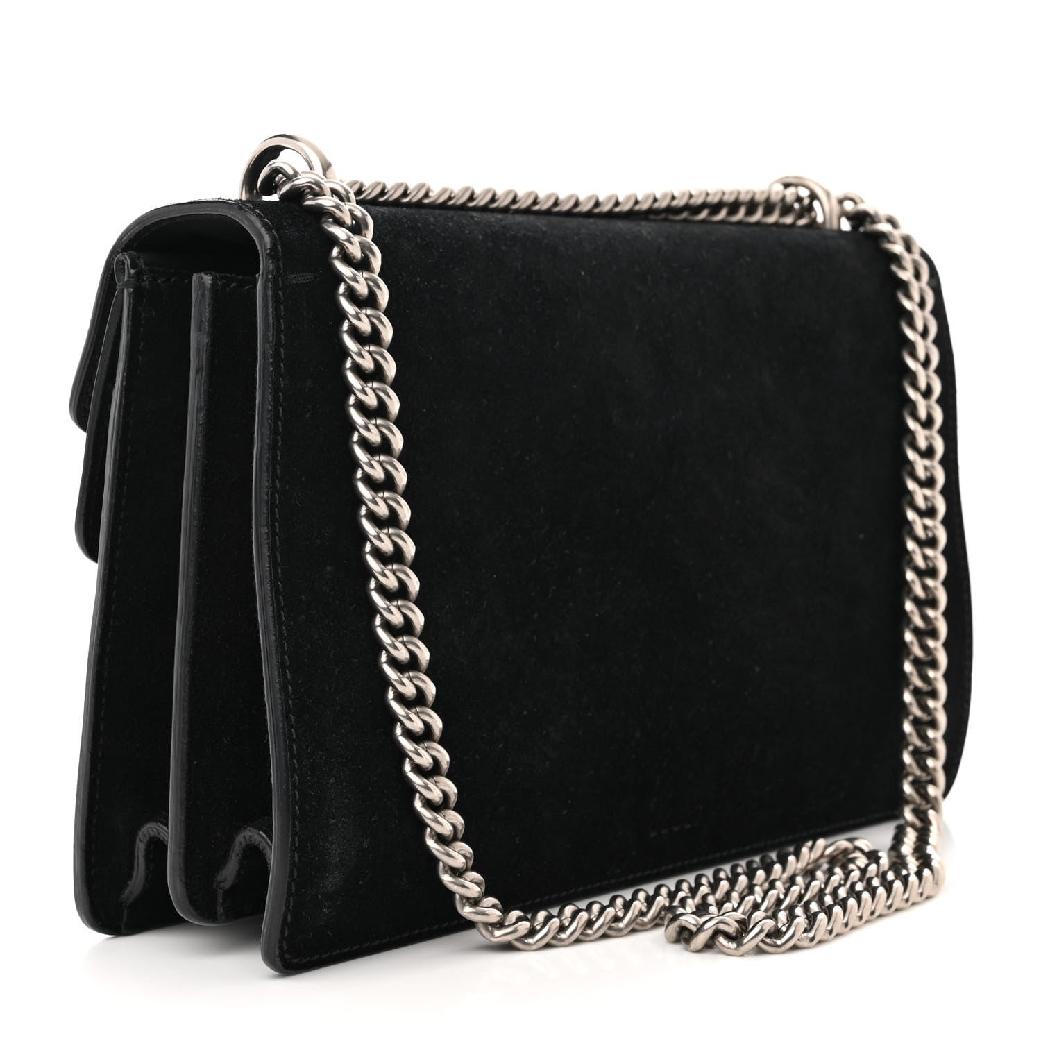 Gucci Suede Small Dionysus Shoulder Bag Black 3 of 16