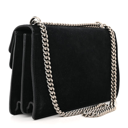 Gucci Suede Small Dionysus Shoulder Bag Black 3 of 16