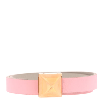 Hermes Swift Medor Infini Double Tour Bracelet T3 Rose Sakura Gris Perle 1 of 6