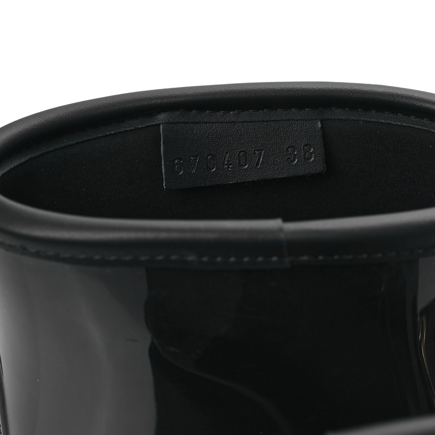 Rubber Womens Horsebit Ankle Boots 38 Black