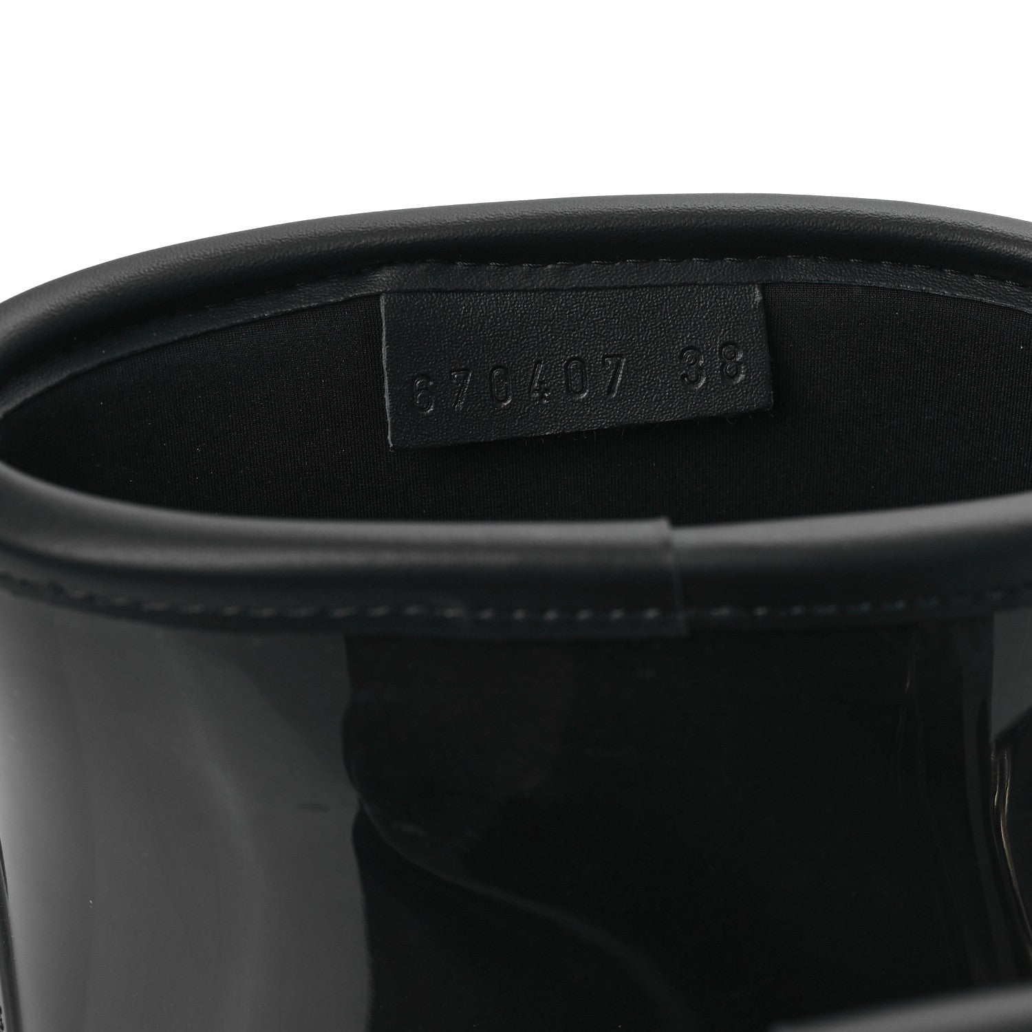 Gucci Rubber Womens Horsebit Ankle Boots 38 Black 6 of 7