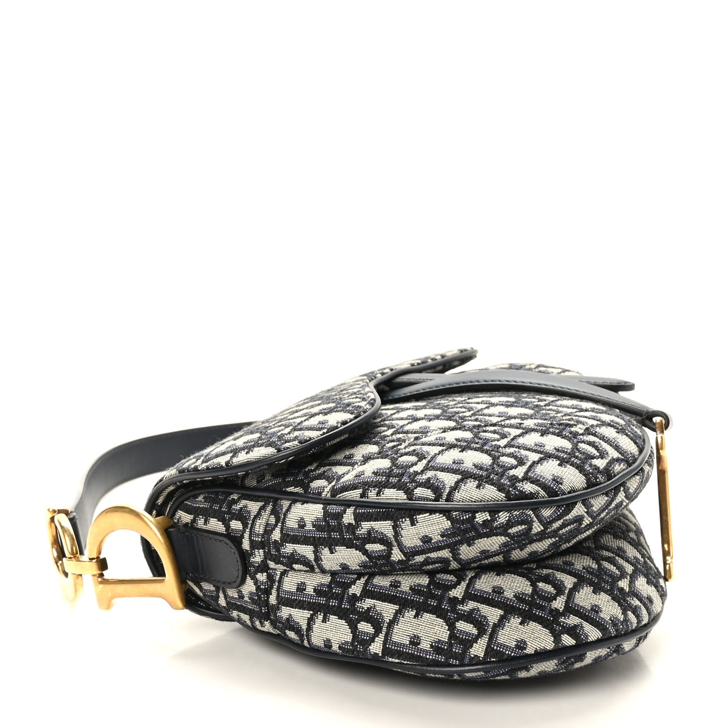 Oblique Saddle Bag Blue