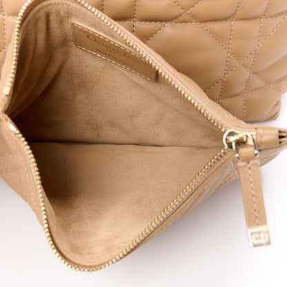 Christian Dior CHRISTIAN DIOR Calfskin Macrocannage Medium Toujours Tan 10 of 14