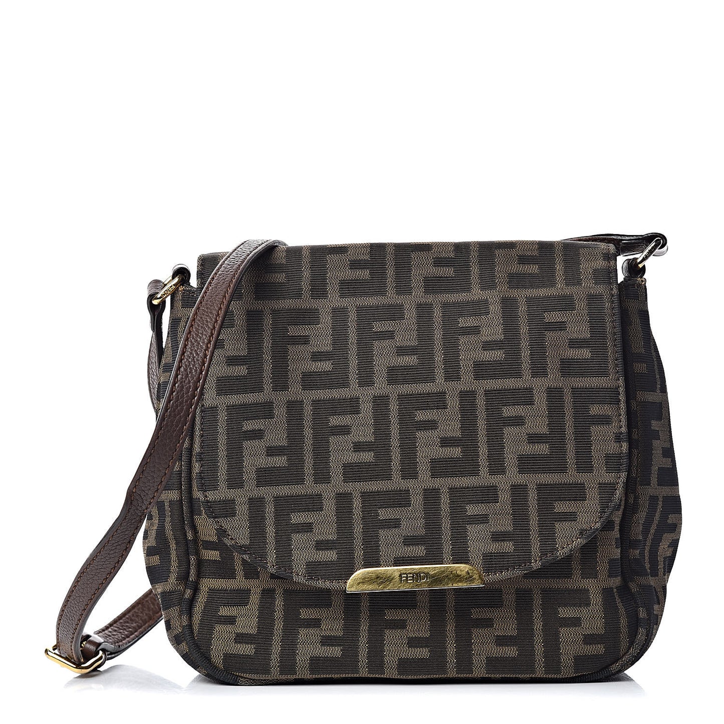 Zucca Vitello Artic Small Messenger Bag Tobacco Castagna
