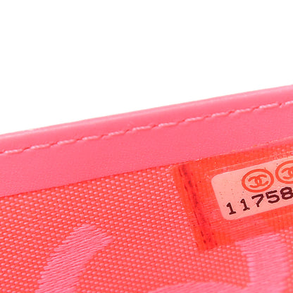 Chanel Calfskin Quilted Cambon Yen Wallet Black White 8 of 11