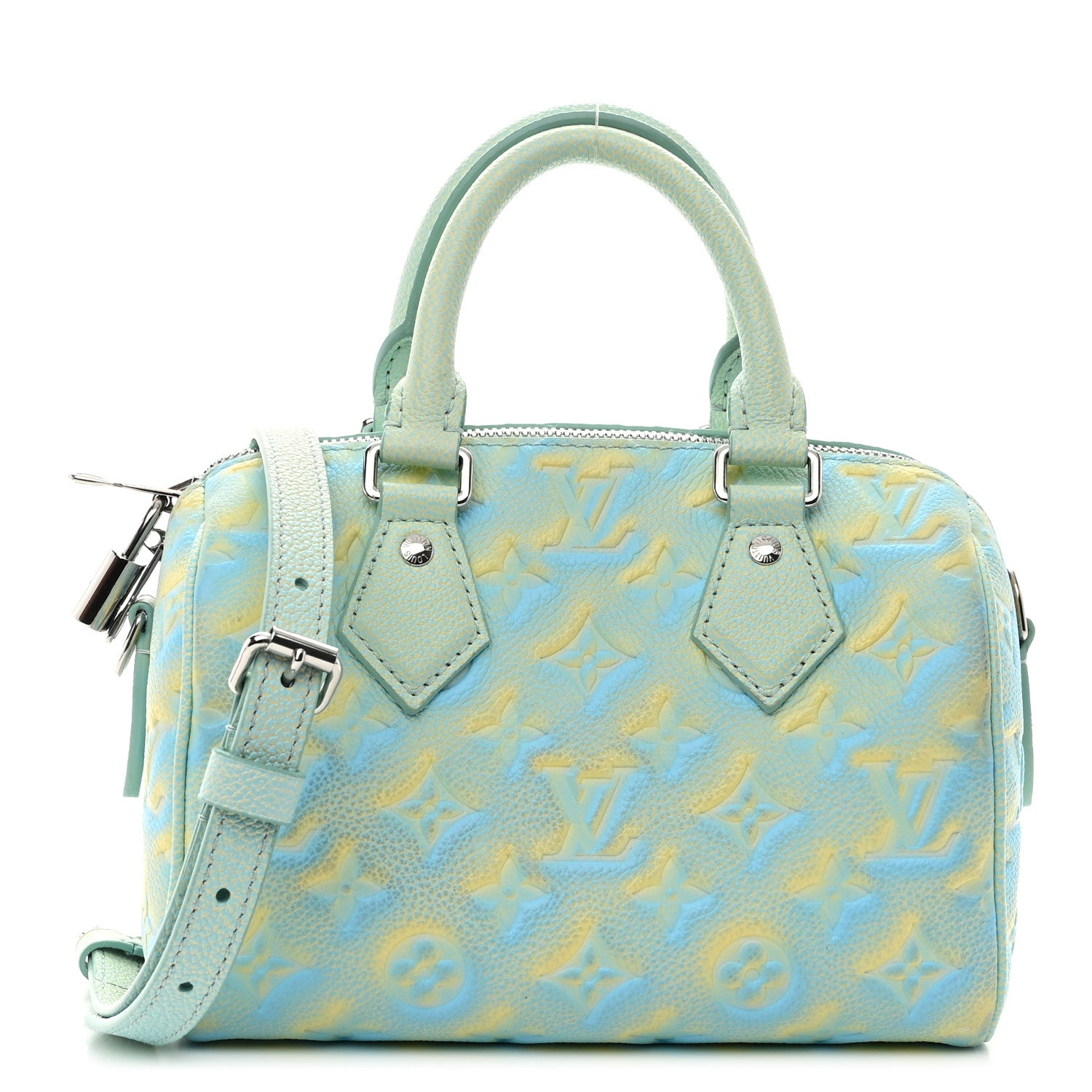 Louis Vuitton Empreinte Monogram Summer Stardust Speedy 20 Water Green 1 of 12