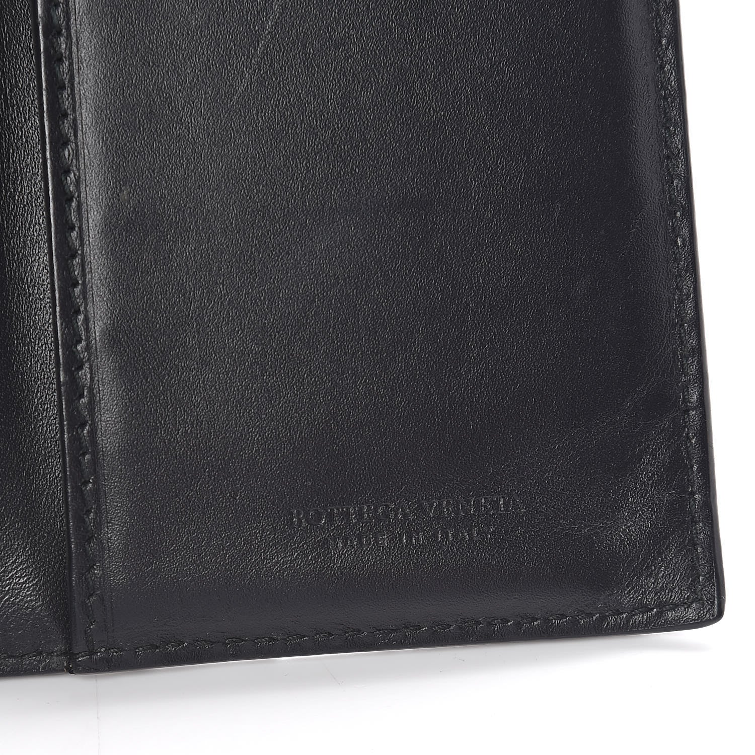 Bottega Veneta Nappa Intrecciato Flap Wallet Black 6 of 12