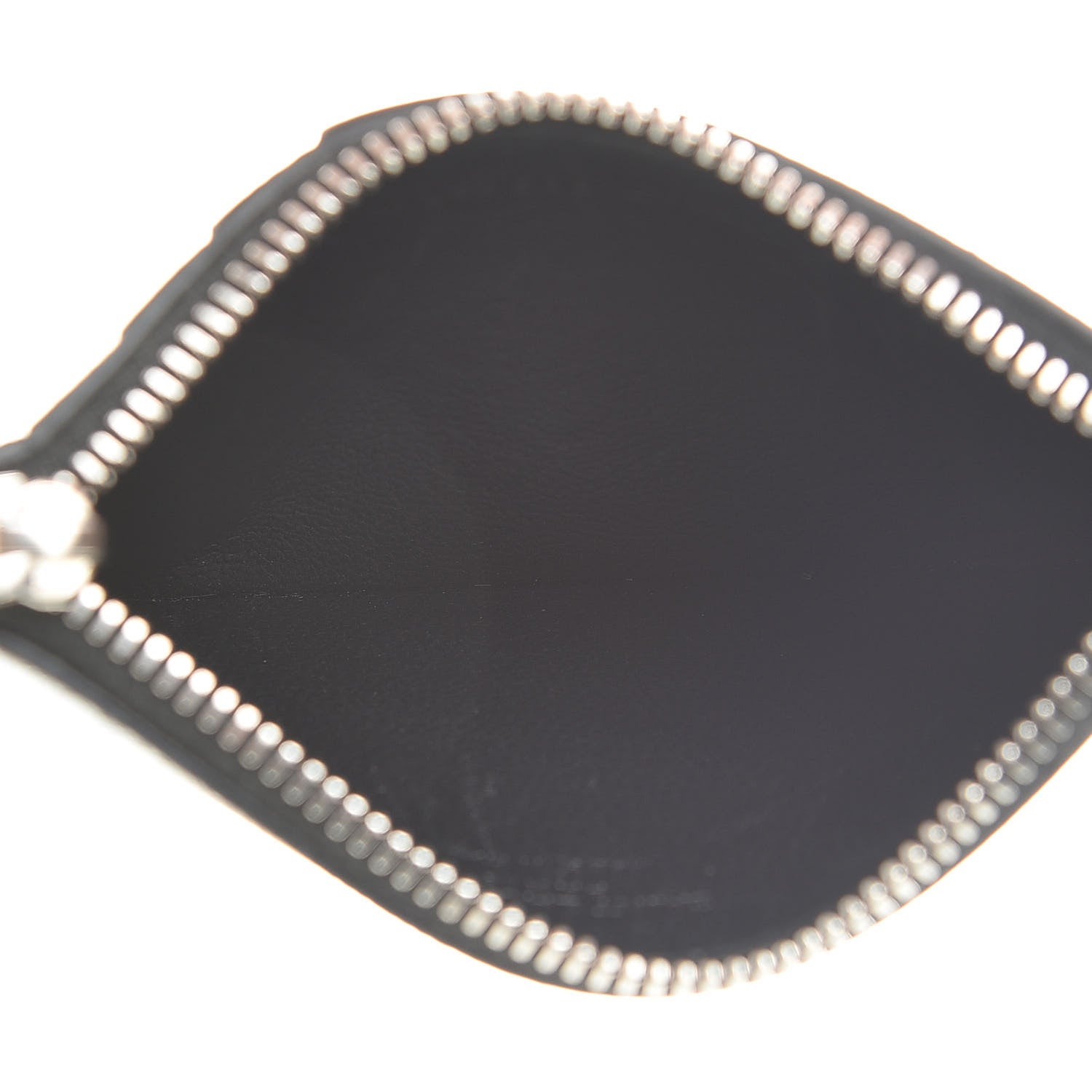 Saint Laurent Grained Calfskin 5 Fragments Zip Pouch Card Holder Black 5 of 9