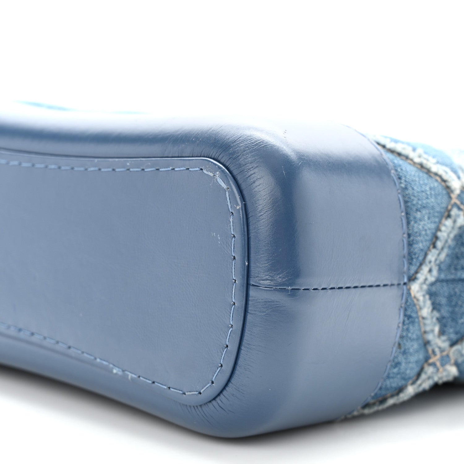 Chanel Denim Calfskin Small Gabrielle Hobo Blue 10 of 10