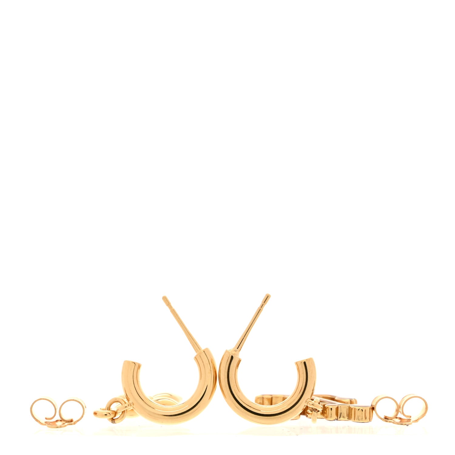 Louis Vuitton LV X TM Superflat Earrings Gold Multicolor 3 of 5
