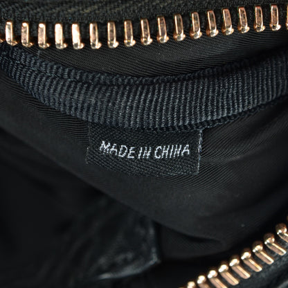 Alexander Wang Pebbled Lambskin Rocco Black Rose Gold Hardware 7 of 7