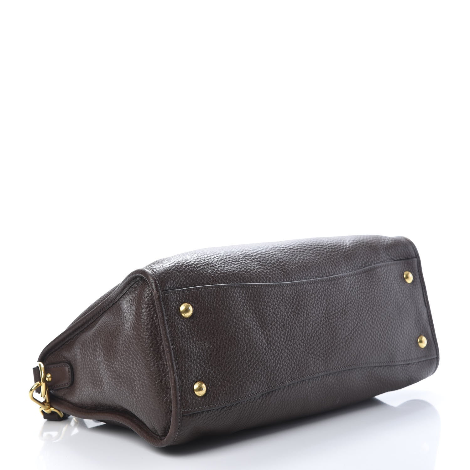 Prada Vitello Daino Shopping Satchel Caffe 4 of 15