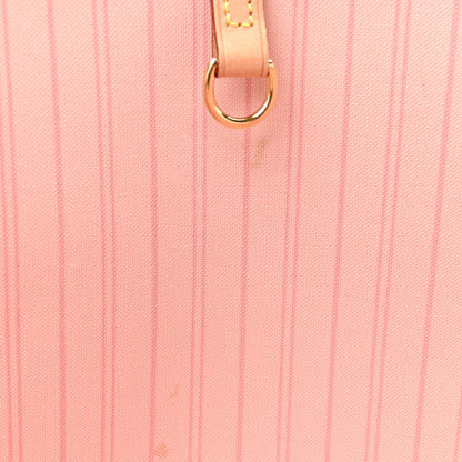 Louis Vuitton Damier Azur Neo Neverfull MM Rose Ballerine 12 of 14