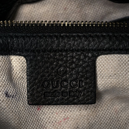 Gucci Calfskin Medium New Jackie Shoulder Bag Black 6 of 17