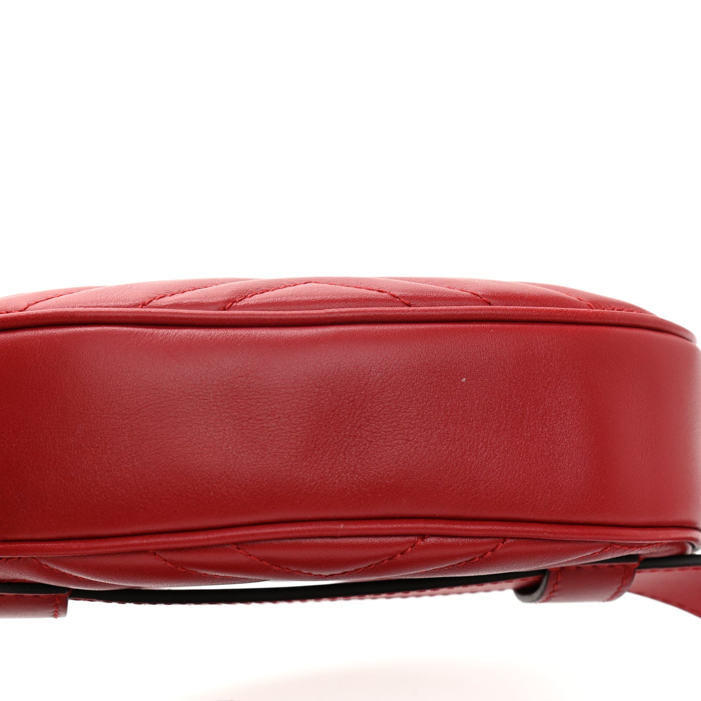 Calfskin Matelasse GG Marmont Belt Bag 85 34 Hibiscus Red