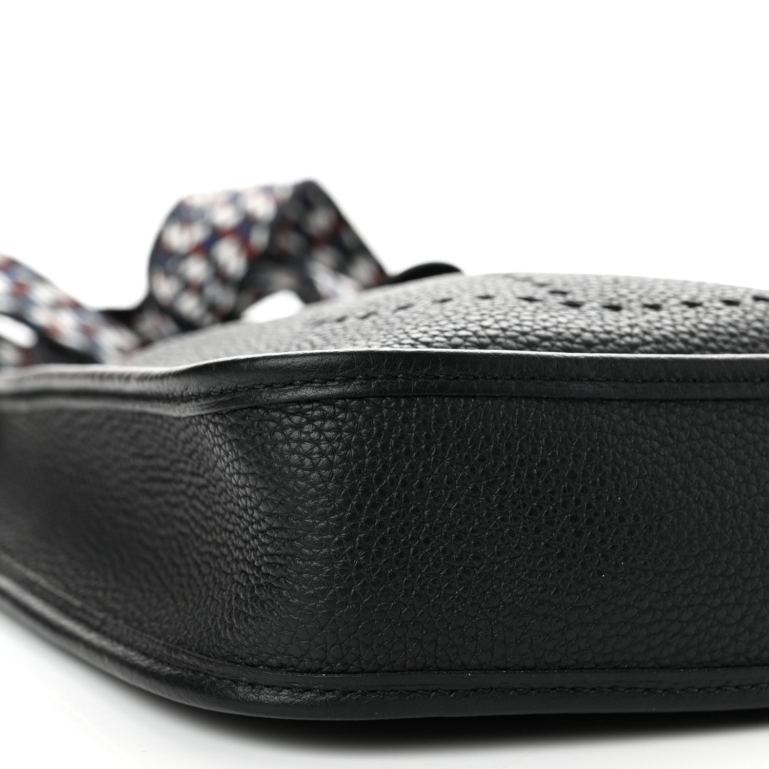 Hermes Taurillon Maurice Zigzag Evelyne TPM Black Bleu Zellige Indigo 9 of 10