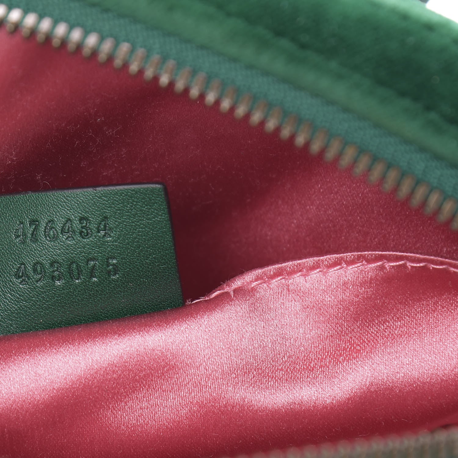 Gucci Velvet Matelasse GG Marmont Belt Bag 95 38 Green 7 of 12