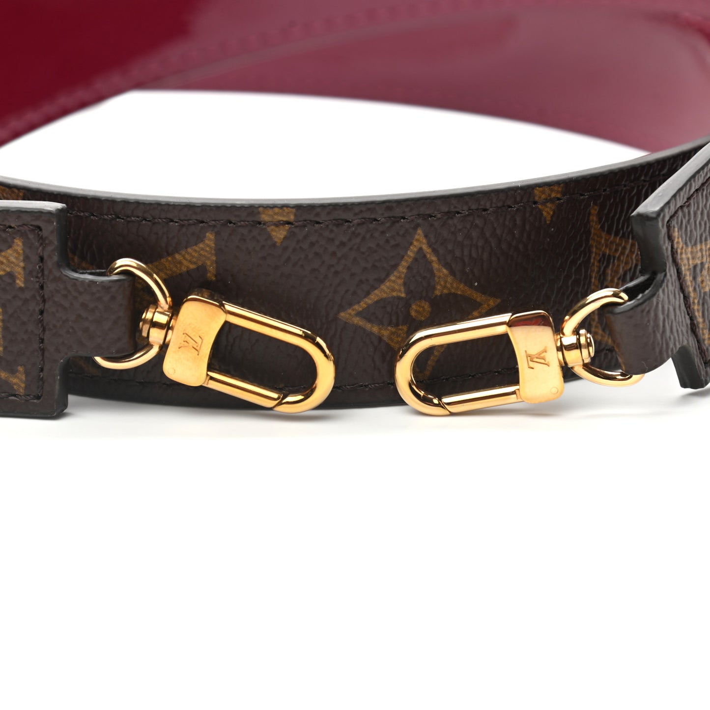 Patent Monogram Miroir Shoulder Strap Magenta