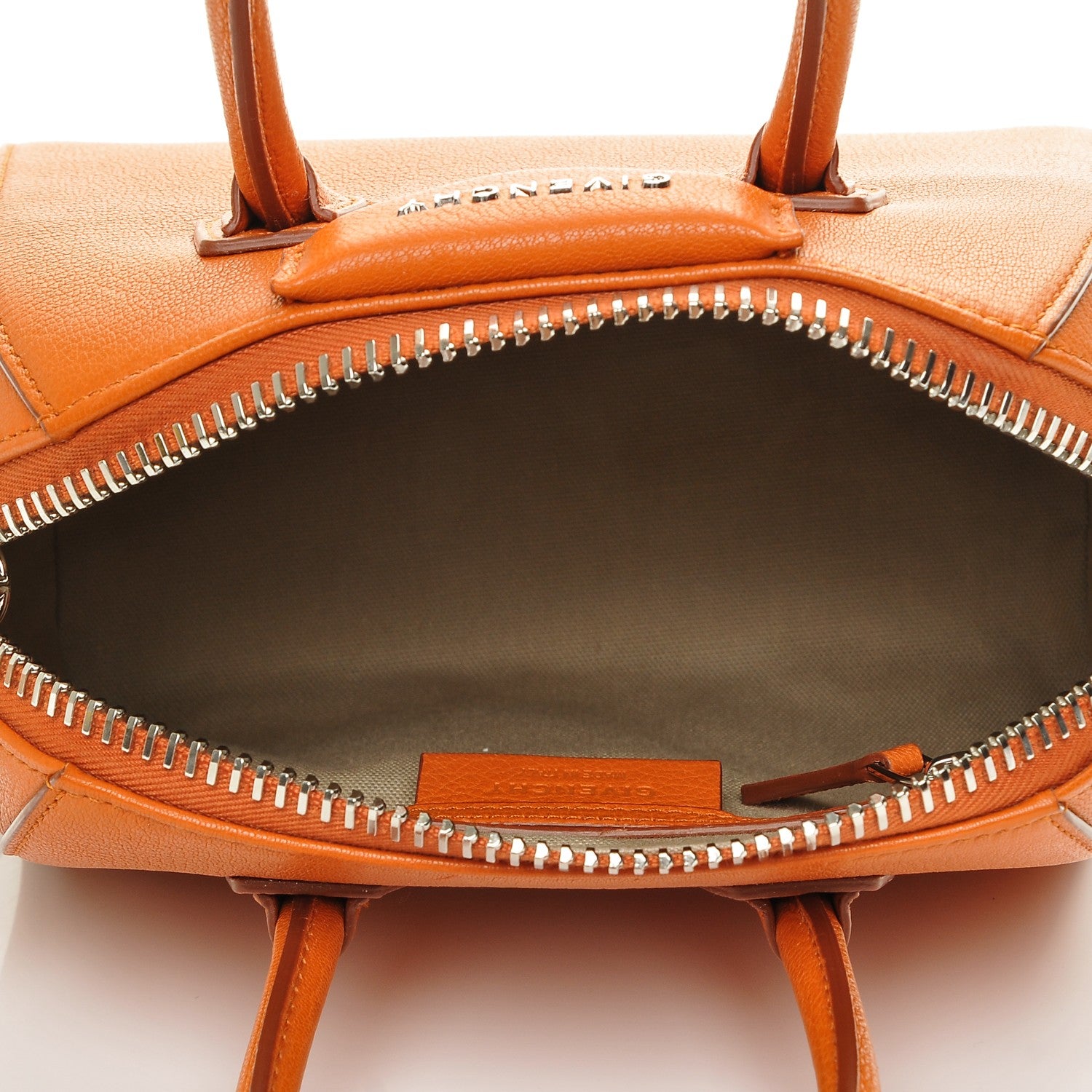 Givenchy Sugar Goatskin Mini Antigona Rust 5 of 7