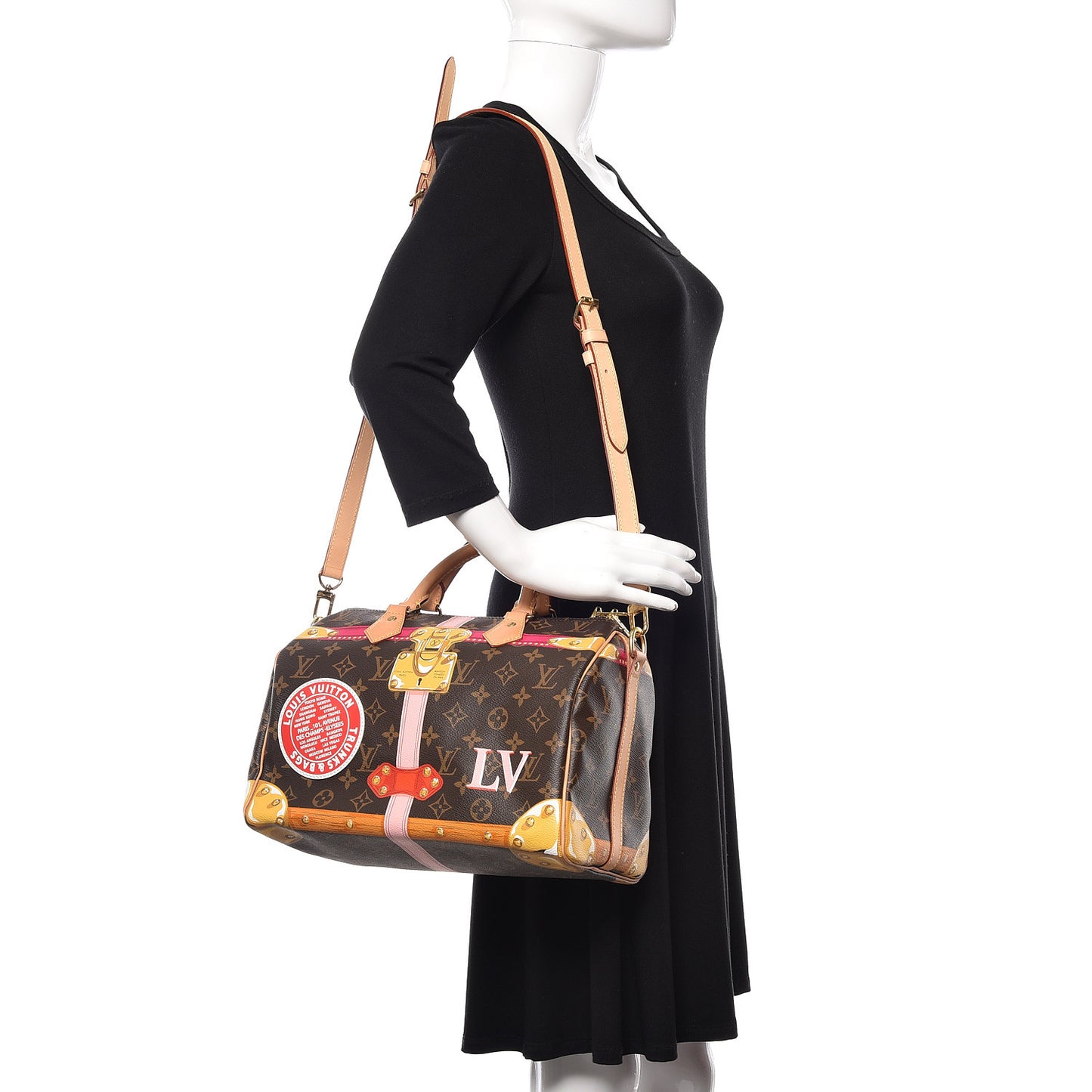 Monogram Summer Trunks Speedy Bandouliere 30
