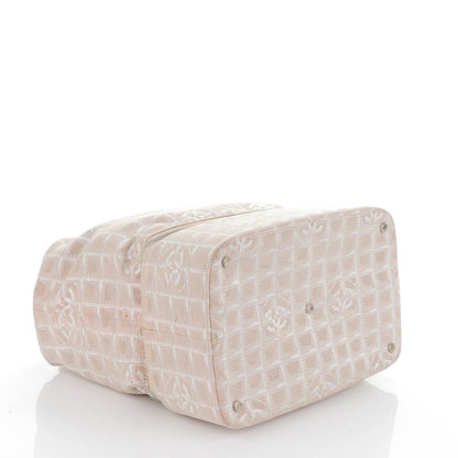 Chanel Nylon Travel Shoe Bag Carry On Beige 4 of 9