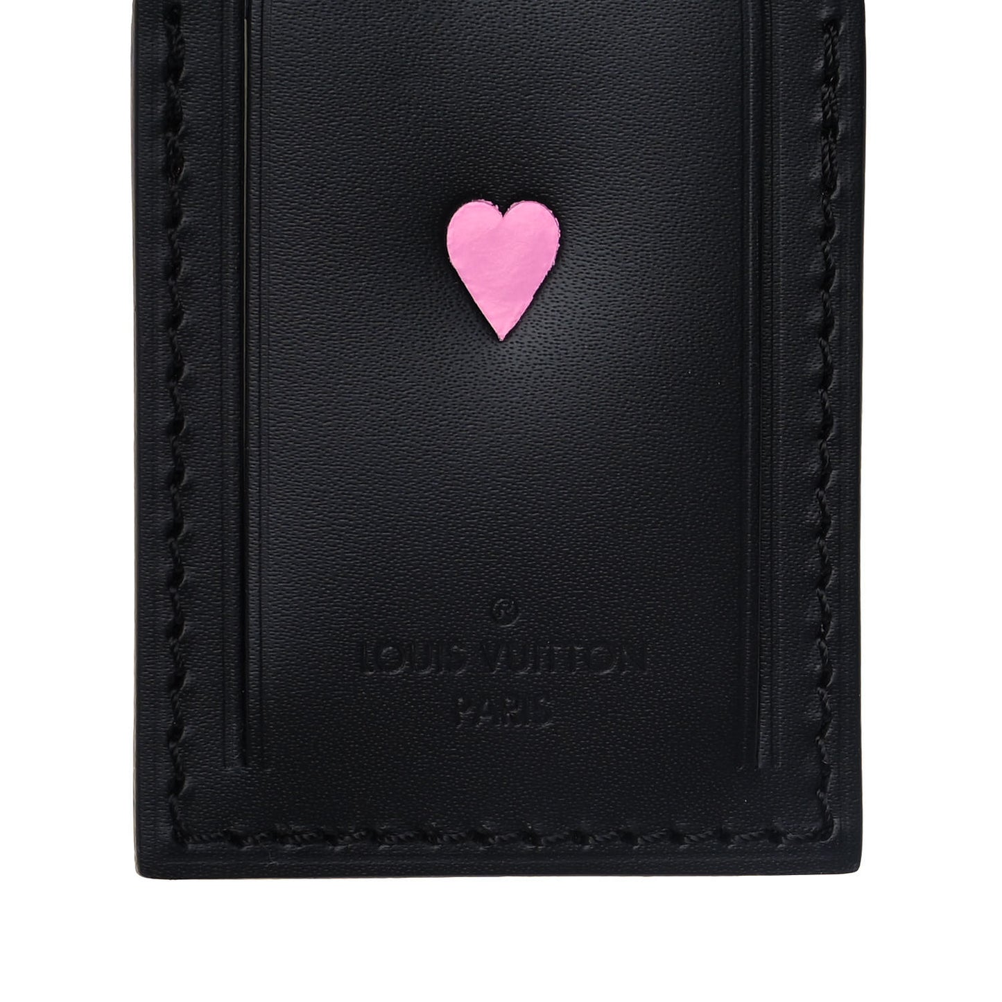 Calfskin Luggage Tag Ebene