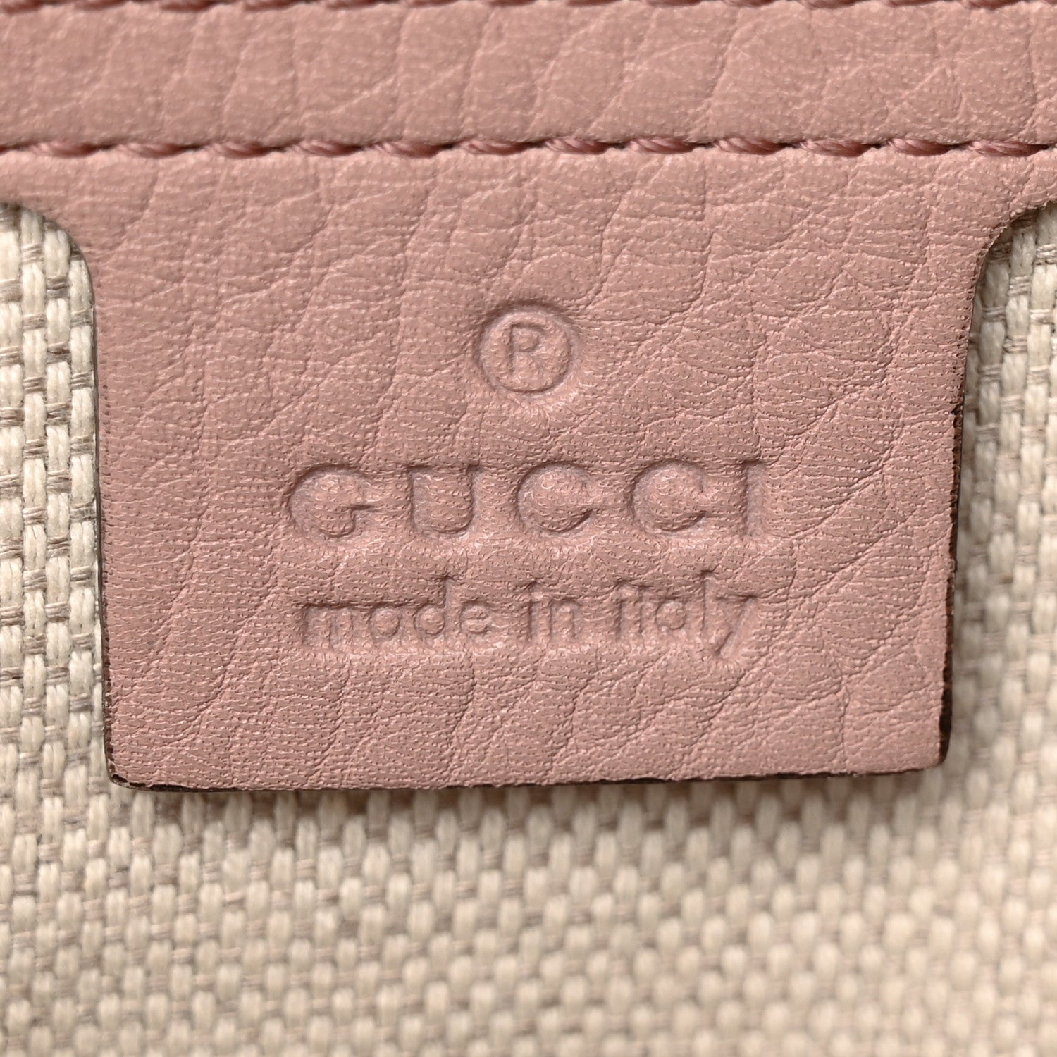 Gucci Pebbled Calfskin Medium Soho Chain Shoulder Bag Dark Cipria 6 of 21