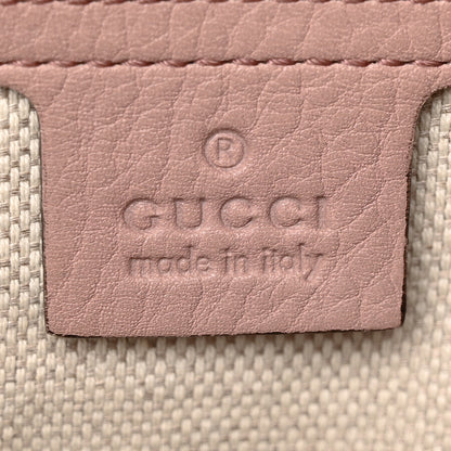 Gucci Pebbled Calfskin Medium Soho Chain Shoulder Bag Dark Cipria 6 of 21