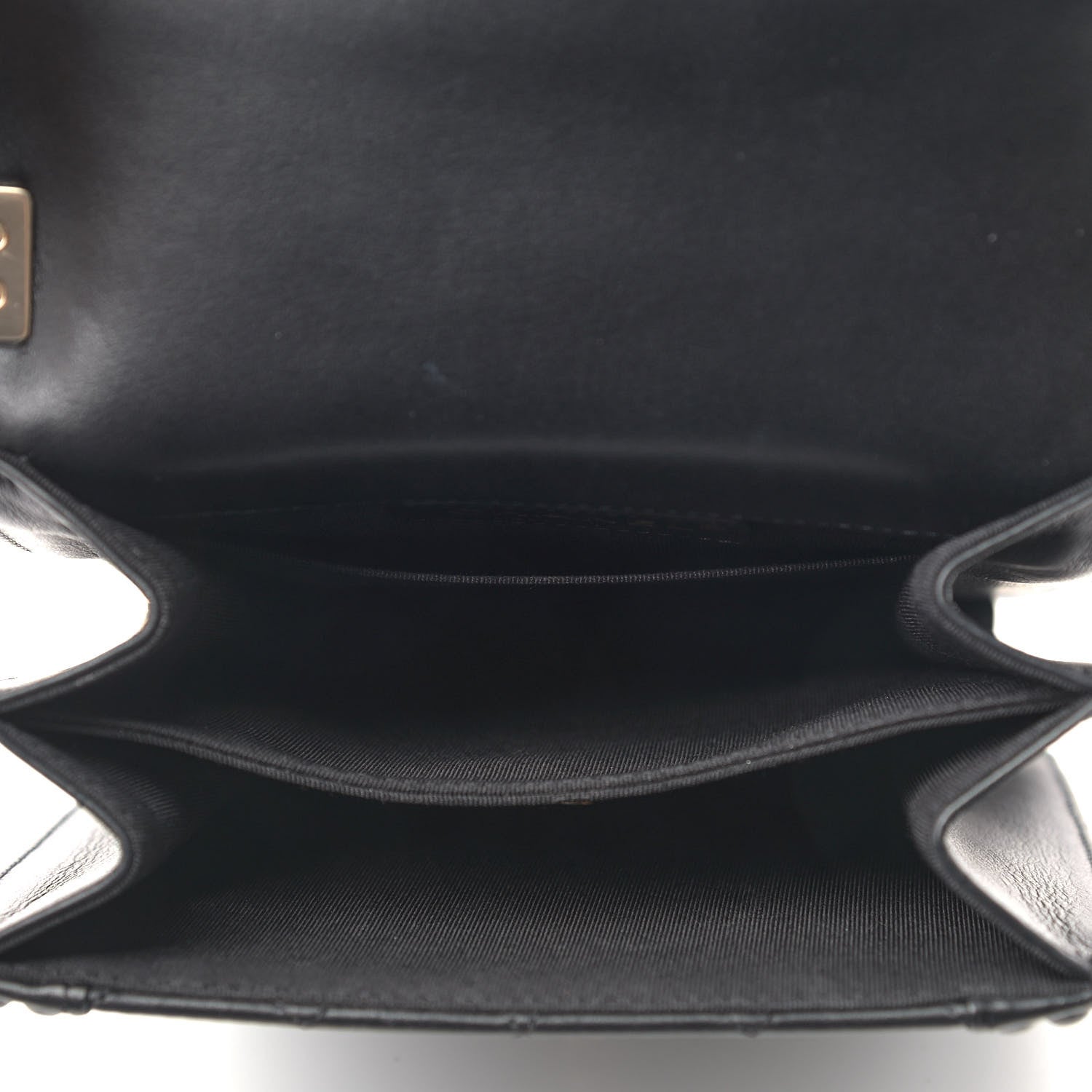 Chanel Calfskin Quilted North South Boy Flap Black 5 of 9