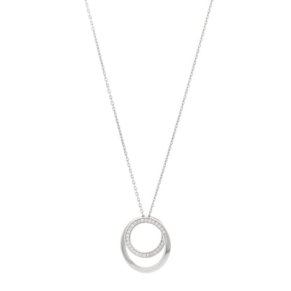 Cartier 18K White Gold Diamond Etincelle De Cartier Pendant Necklace 1 of 5