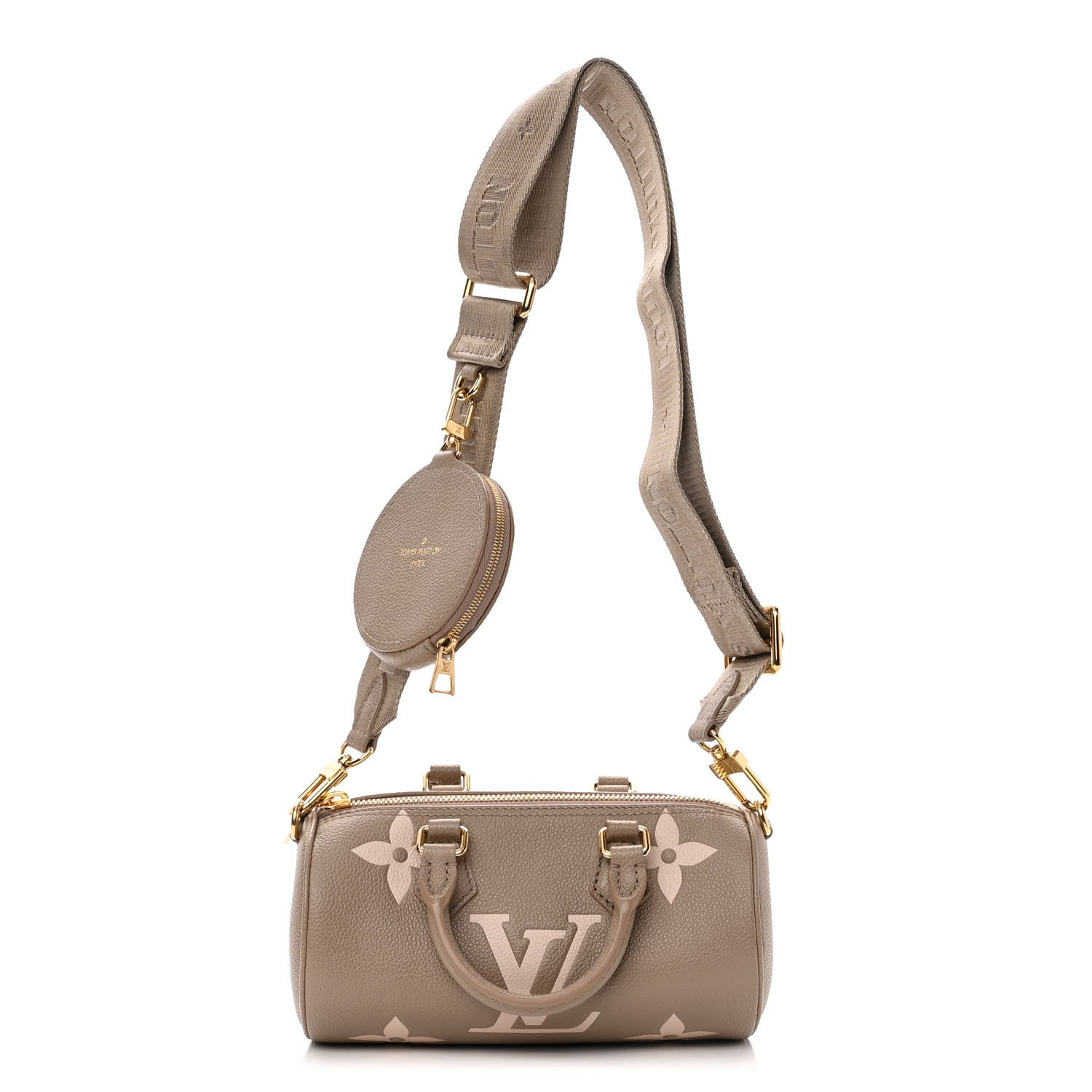 Louis Vuitton Empreinte Monogram Giant Papillon BB Tourterelle Cream 1 of 9