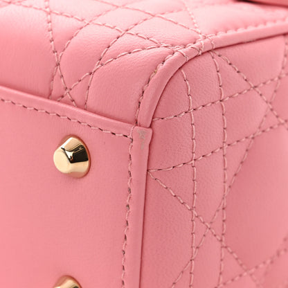 Christian Dior Lambskin Cannage Mini Lady Dior Light Pink 10 of 11