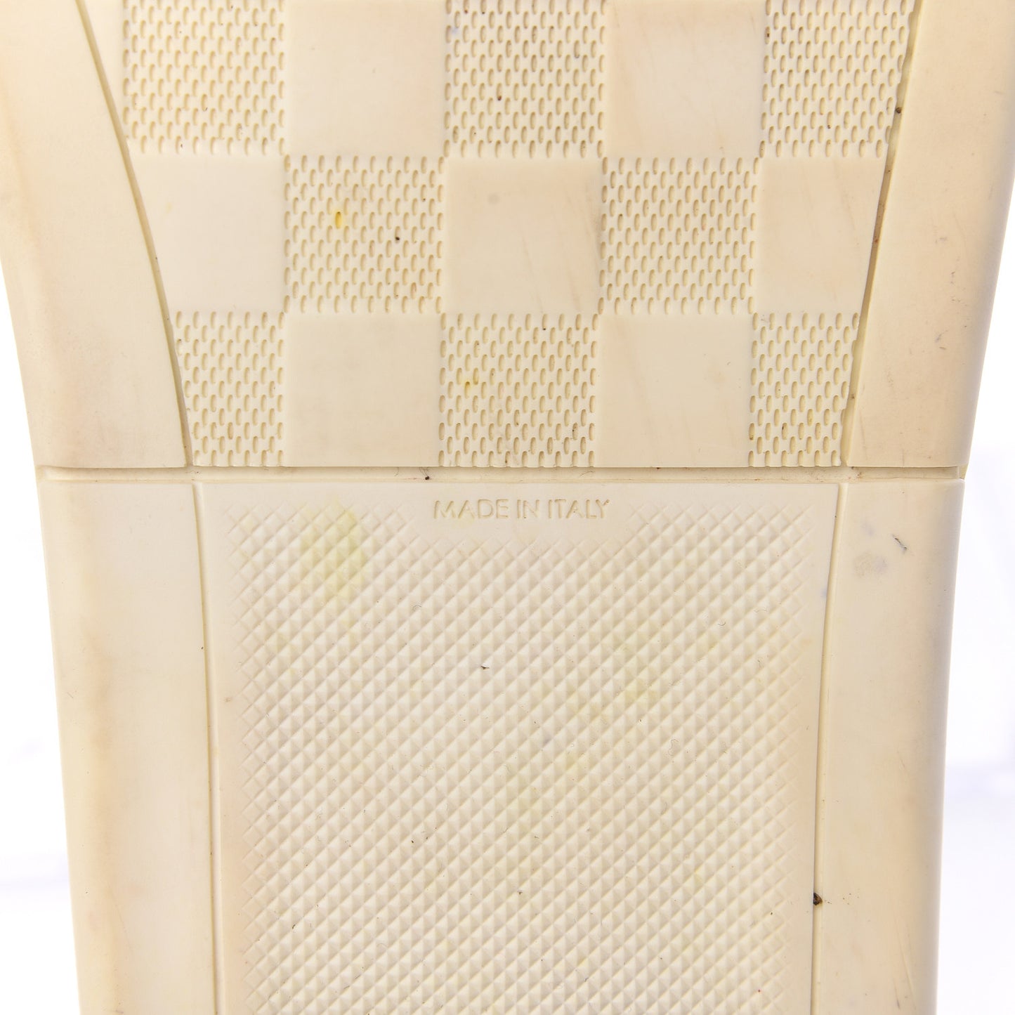Rubber Mens Waterline Mule Sandals 11 White