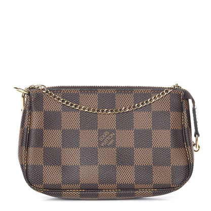 Louis Vuitton Damier Ebene Mini Pochette Accessories 1 of 7