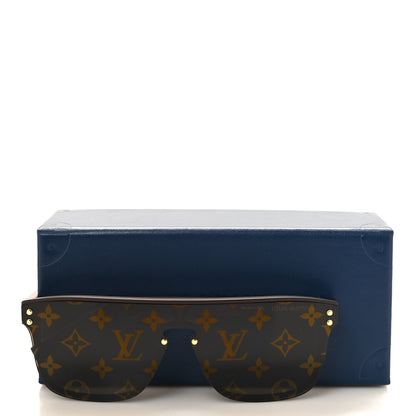 Louis Vuitton Acetate LV Waimea Square Sunglasses Z1485W Brown 8 of 8