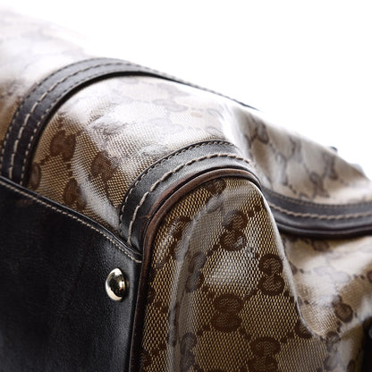 Gucci Crystal Monogram Large Duchessa Boston Dark Brown 9 of 18