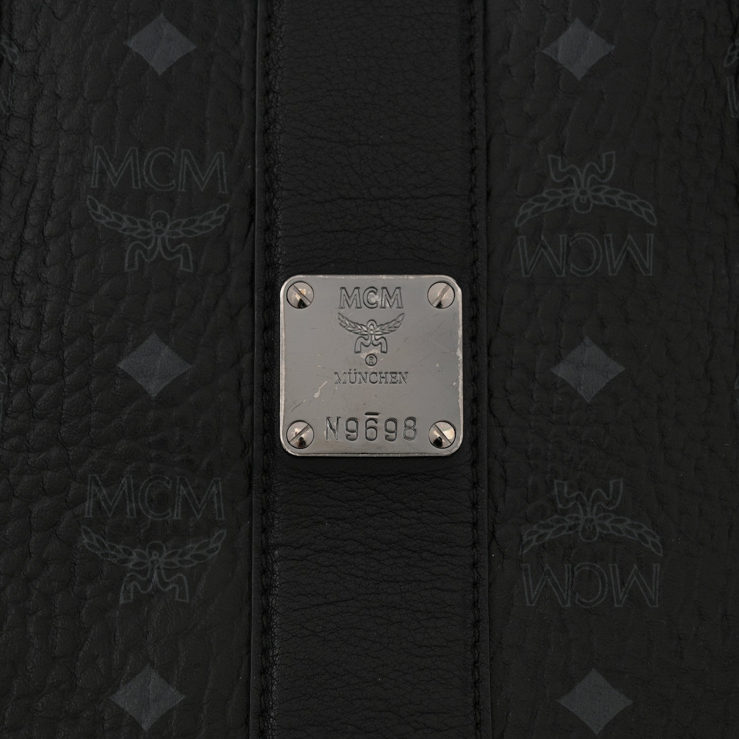 MCM Visetos Medium Liz Reversible Shopper Tote Black 12 of 29