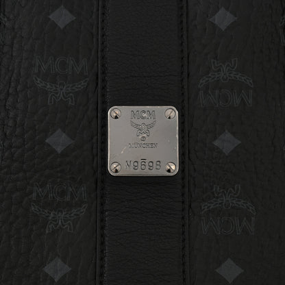 MCM Visetos Medium Liz Reversible Shopper Tote Black 12 of 29