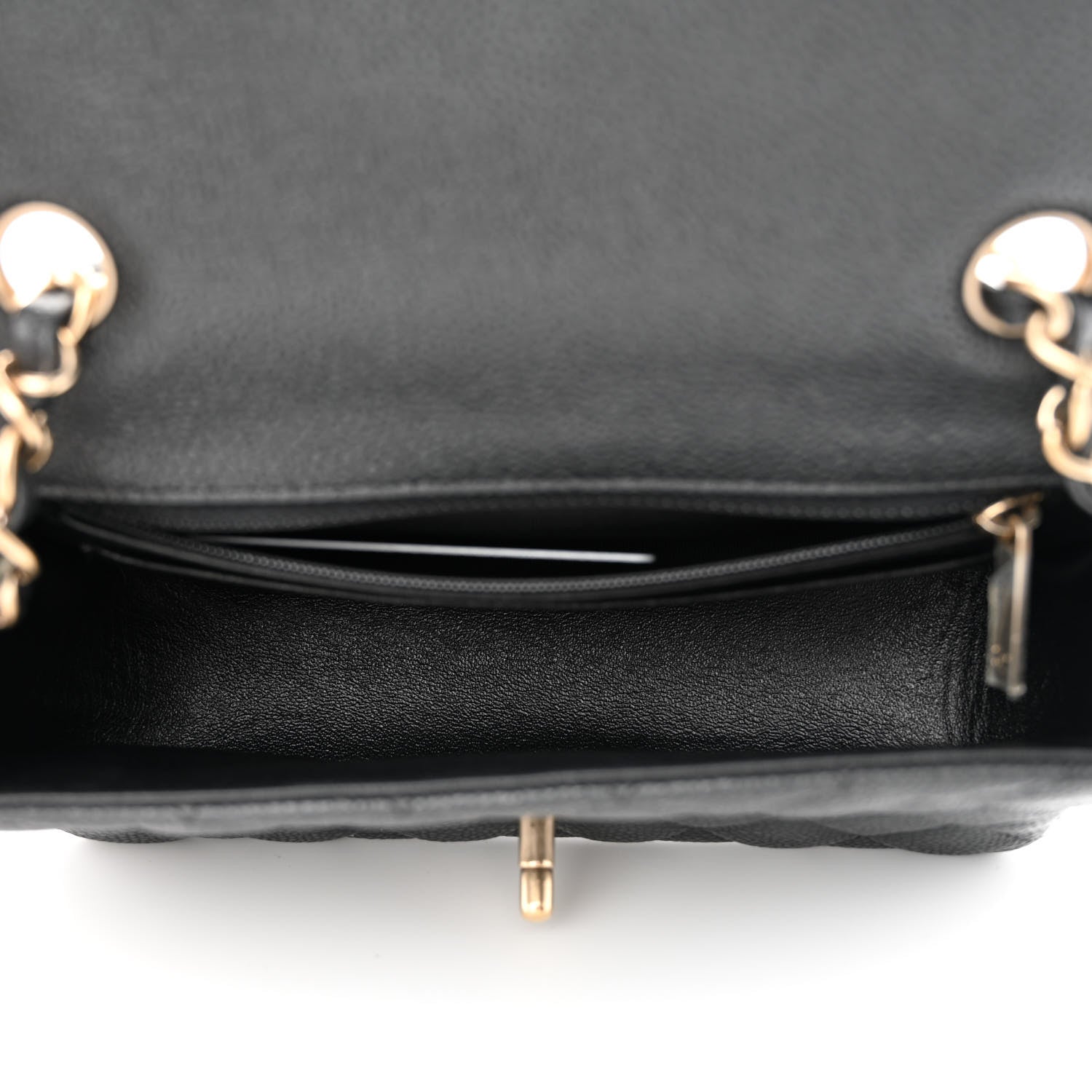 Chanel Caviar Quilted Mini Rectangular Flap Black 5 of 12