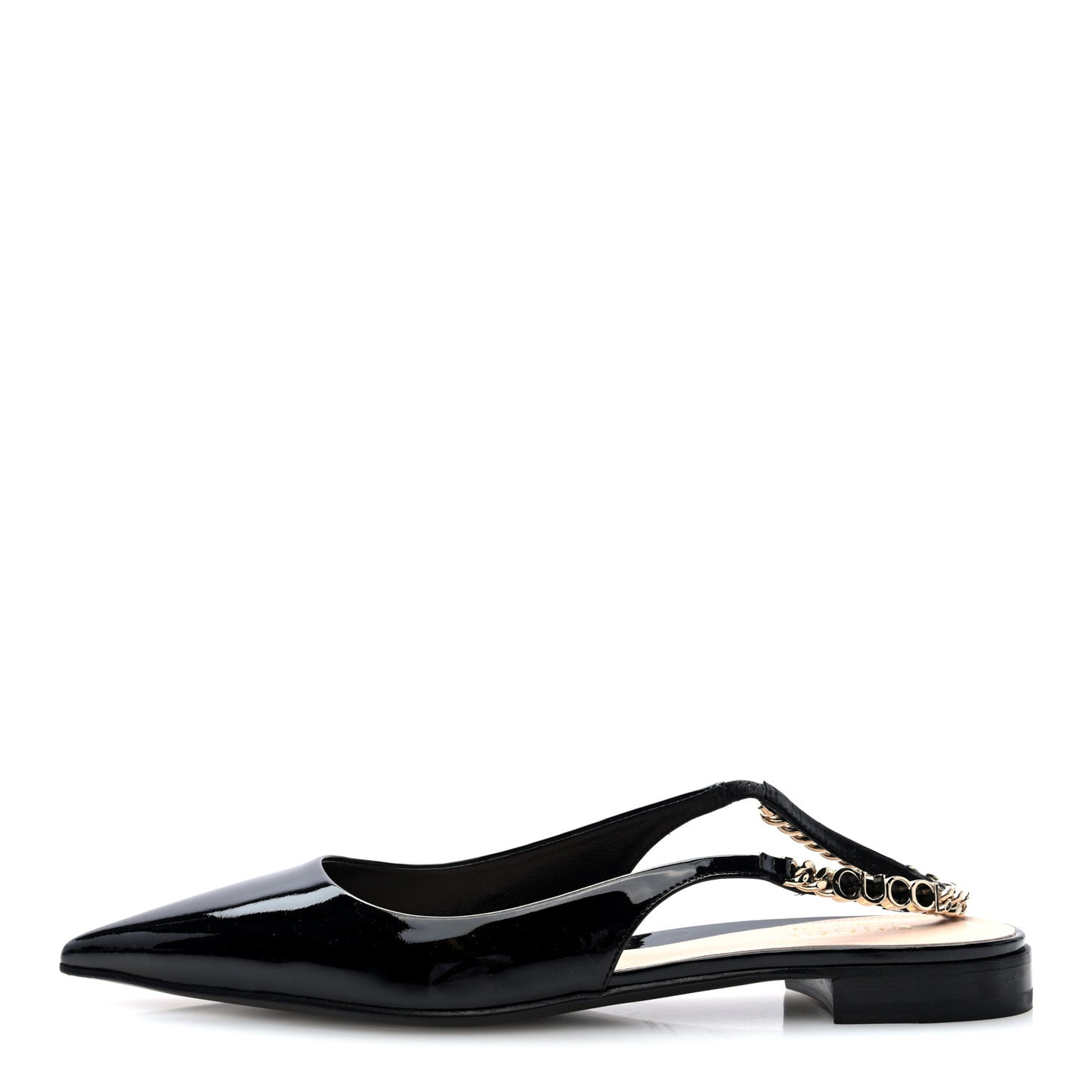 Patent Signoria Ballet Slingback Ballet Flat 37.5 Black