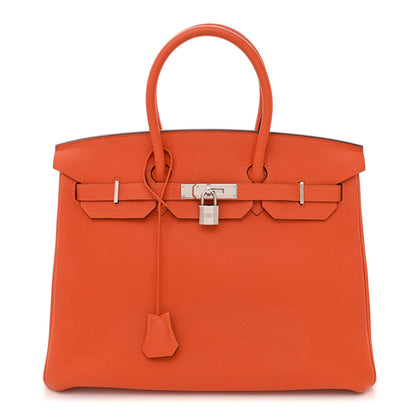 Hermes Togo Birkin 35 Feu 1 of 9