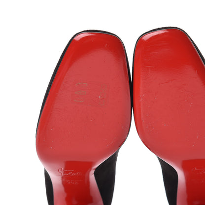Christian Louboutin Veau Velours Viva 85 Pumps 36.5 Black 7 of 10