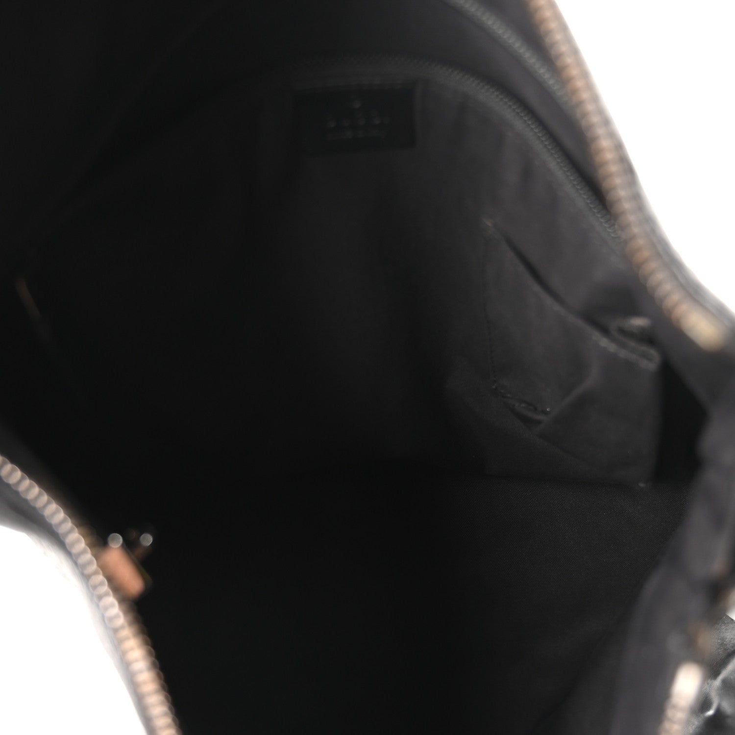 Gucci Guccissima GG Messenger Bag Black 5 of 10