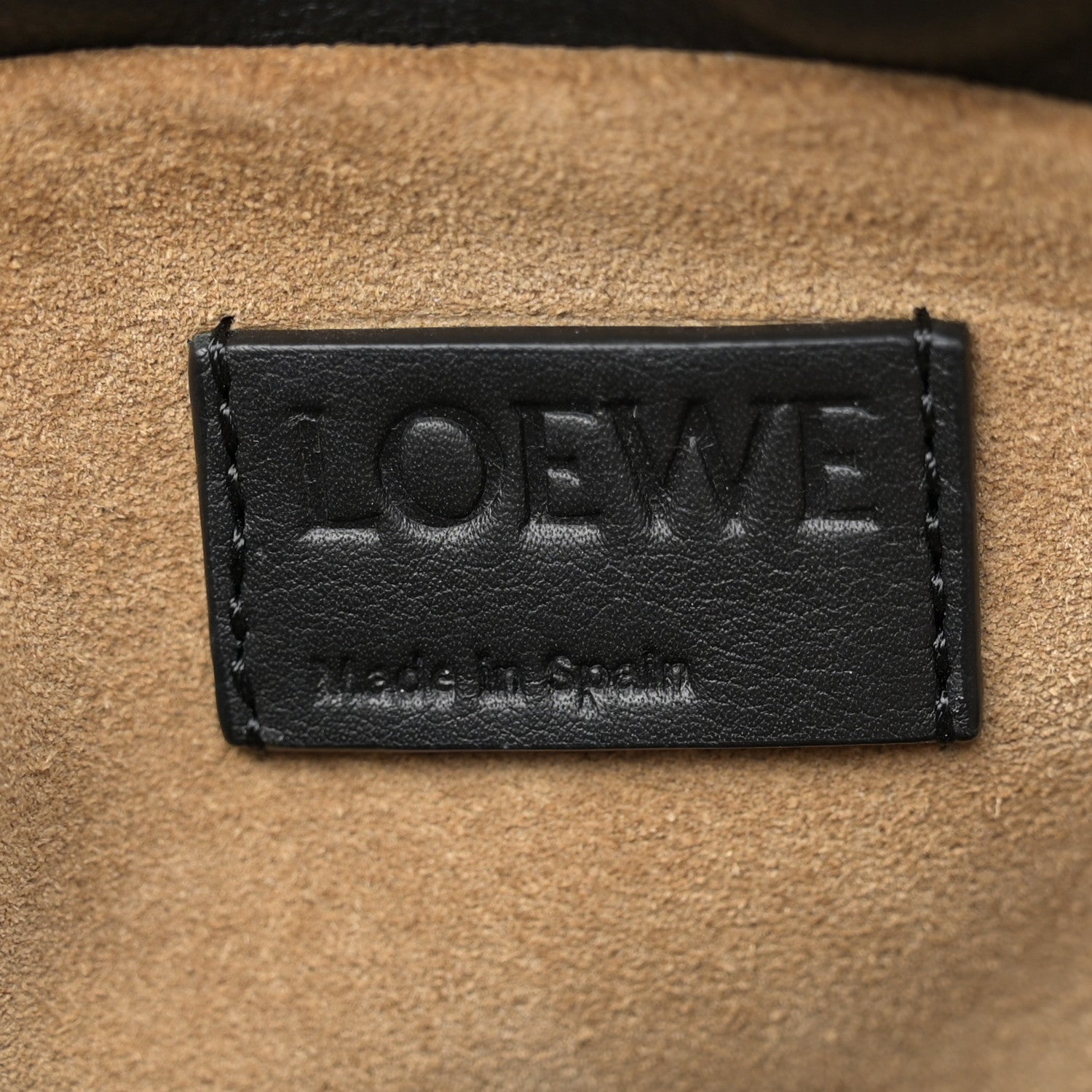 Loewe Calfskin Mini Flamenco Knot Bag Black 6 of 12