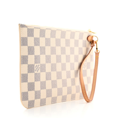 Louis Vuitton Damier Azur Neverfull MM GM Pochette 3 of 6