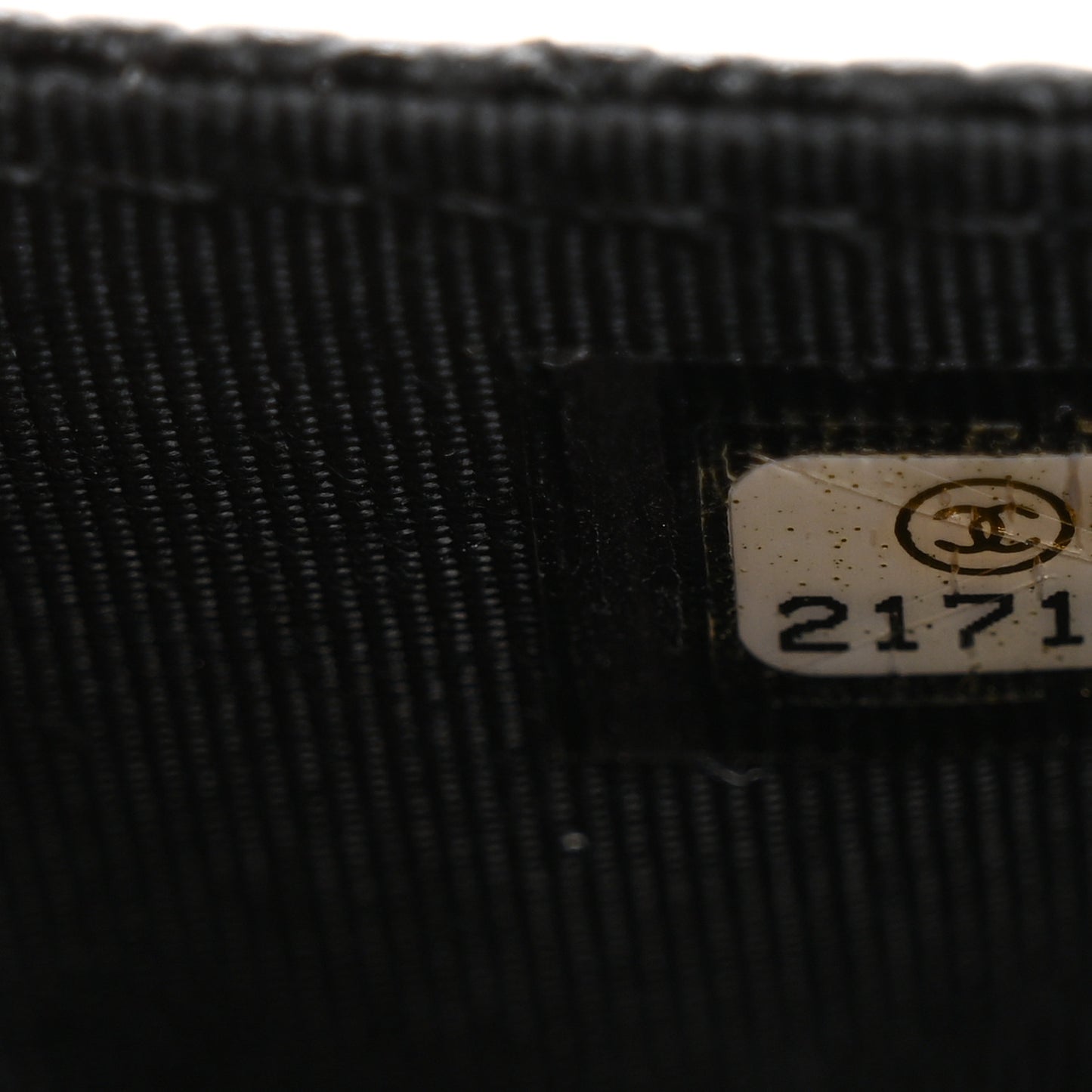 Caviar Quilted Flap Card Holder Black