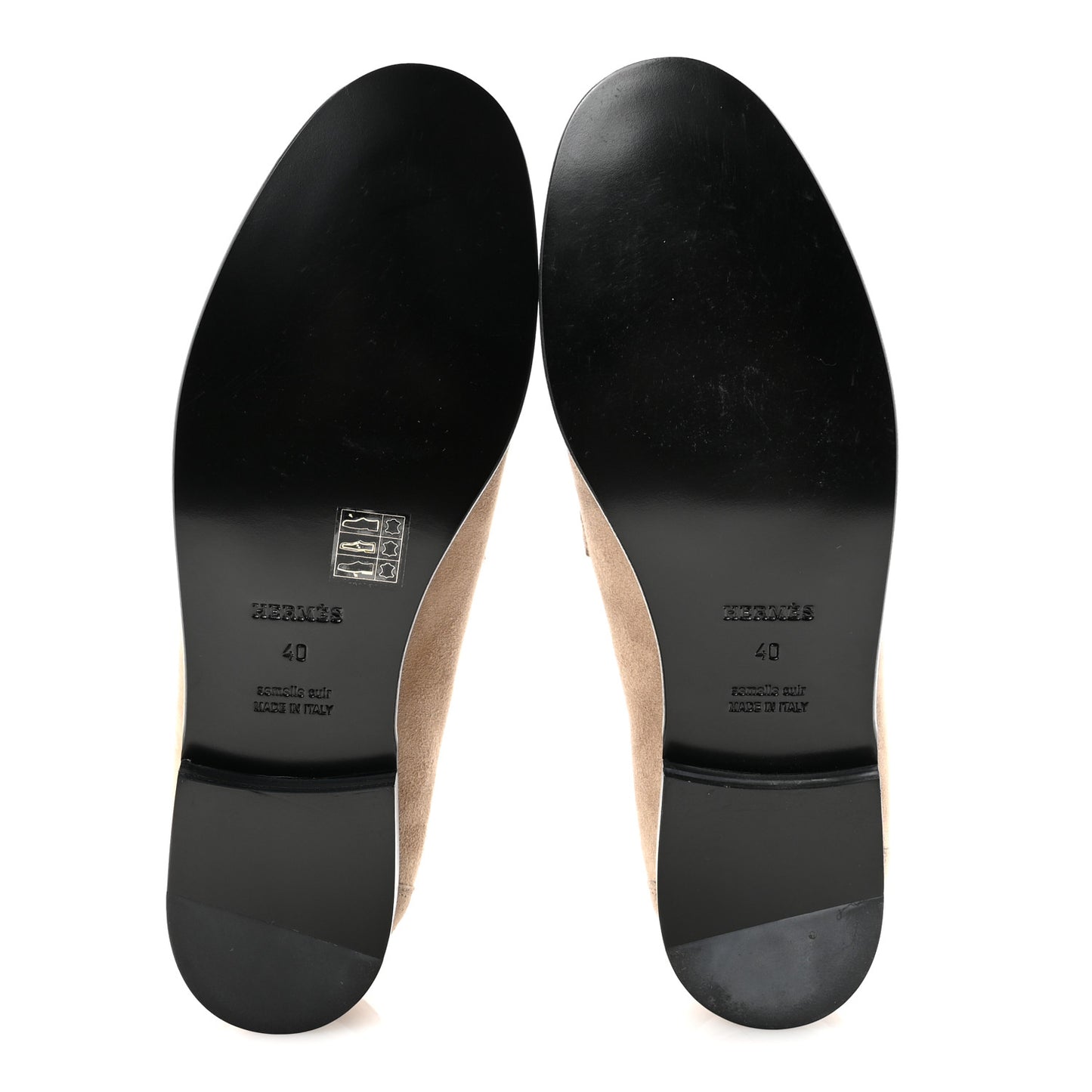 Suede Goatskin Womens Destin Loafers 40 Beige Sable